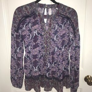 Purple blouse